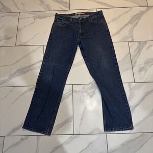 Levi's 505 Men's Jeans Blue Denim 36x32‎ 100% Cotton Straight Leg